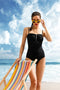 Pastunette Beach - Beach Beauty - Corrigerend Badpak met Soft Cups - Zwart - Maat 38