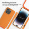 iMoshion Hoesje Geschikt voor iPhone 14 Pro Hoesje Met Koord - iMoshion Siliconen hoesje met koord - Oranje