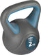 Umbro Kettlebell 2kg - Instapgewicht Vrouw - Rehabilitatie - Kunststof Gewicht - Grijs/ Blauw