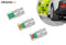 Set van 4 ventieldopjes die de bandenspanning meten - DIY