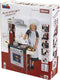 Klein Toys Miele Petit Gourmet keuken - 69x33x95 cm - met geluidseffecten - rood grijs