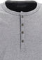 Schiesser Heren Pyjama - Lange broek - Serafinokraag met knoopsluiting - Antraciet