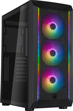 Silverstone FARA 511Z - Midi Tower PC - ATX micro ATX Mini-ITX - Gehard glas zwart
