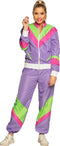 Boland - Trainingspak Retro babe paars (L) - Volwassenen - - 80's & 90's - Disco