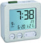 TFA Dostmann Digitale Wekker - Alarm met sluimerfunctie - Binnentemperatuur en datum - Zilver