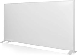 Infrarood verwarmingspaneel 600W met standaard - Paneel - Heater - Kachel met pootjes - Wit
