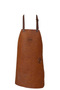 Crowd Cookware - Leren Schort - Duurzaam leer met handdoekring - Cognackleur - 80 x 45 cm