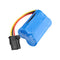 Battery pack with cable and plug suitable for emergency call system for Audi A4 2016, RS7 2020, Q8 2