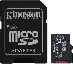 Kingston Industrial - microSDXC Geheugenkaart 64GB - UHS-I Klasse 10 U3 V30 - Zwart