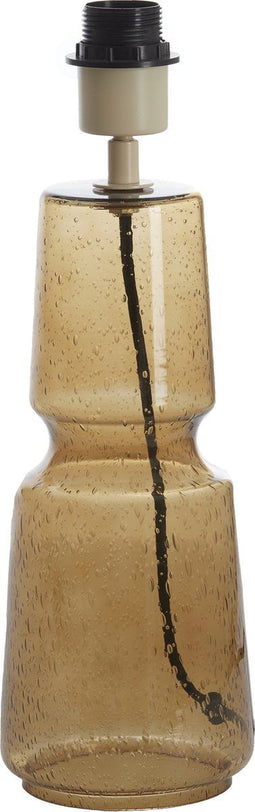 Light & Living Tafellamp Labin - Glas - 39cm - Bruin - excl. kap