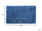 CIDE - Shaggy vloerkleed - Blauw - 140 x 200 cm - Polyester
