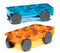 Magna-Tiles | Cars Blauw & Oranje 2 Stuks Set