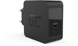 Green Cell CHAR07 - USB-C Lader 18W - Compatibel met iPhone en Samsung - Zwart
