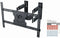 Gembird WM-75ST-02 - Muurbeugel - Dubbelarmig full-motion voor TV's 32'' t/m 75'' - VESA max. 600x400 mm