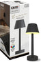Calex Lucca - Oplaadbare Tafellamp - Draadloos Dimbaar Warm Wit Licht & RGB - Zwart