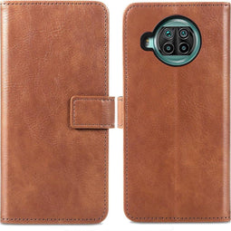 iMoshion Hoesje Geschikt voor Xiaomi Mi 10T Lite Hoesje Met Pasjeshouder - iMoshion Luxe Bookcase - Bruin
