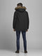 JACK & JONES JJSKY PARKA - Parka met capuchon en imitatiebont - Zwart - Maat XL
