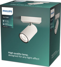 Philips Kosipo - opbouwspot - draaibaar - wit