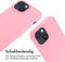 imoshion Hoesje Geschikt voor iPhone 15 Hoesje Met Koord - imoshion Siliconen hoesje met koord - Roze