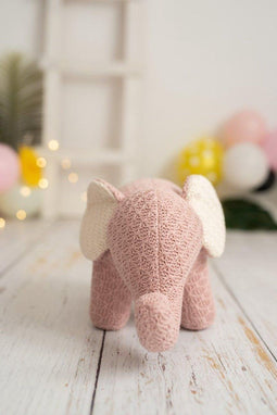 Knuffel Crochetts AMIGURUMIS MINI Wit Olifant 48 x 23 x 26 cm
