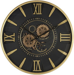 Klok Kaj - klok goud - uurwerk klok - wandklok 60cm