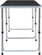 vidaXL - Campingtafel - inklapbaar - 240x60 - cm - aluminium - grijs