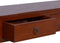 vidaXL - Wandtafel - 120x30x75 - cm - massief - mahoniehout - klassiek - bruin