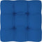 vidaXL - Palletkussen - 50x50x10 - cm - stof - koningsblauw