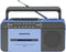 Crosley CT102A-BG4 - Draagbare Cassette Player - Bluetooth AM/FM Radio - Blauw/Grijs