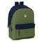 El Pulpo - Schoolrugzak - USB aansluiting - Marineblauw Kaki 31 x 44 x 18 cm