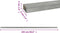 vidaXL - Schuttingpalen - 20 - st - 220 - cm - staal - zilverkleurig