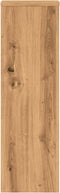 vidaXL - Plantenstandaards - 2 - st - 25x25x80 - cm - hout - artisanaal - eikenkleurig