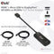 Club 3D CAC-1335 - HDMI + Micro USB naar DisplayPort™ Adapter - 4K120Hz of 8K30Hz - Zwart