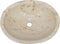 vidaXL - Gootsteen - 53x40x15 - cm - marmer - crèmekleurig