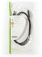 Nedis CCGP60650BK10 - USB B naar USB type-C kabel - 100 cm - Zwart