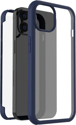 Accezz Hoesje Geschikt voor iPhone 12 / 12 Pro Hoesje - Accezz 360° Full Protective Cover - Donkerblauw