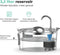 Cellavi RVS Drinkfontein 3.2L - Waterdispenser - Fluisterstil - Staal