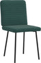 vidaXL - Eetkamerstoelen - 2 - st - fluweel - donkergroen