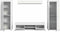 Furnilux Jam - Woonkamercombinatie - Tijdloos en functioneel - Wit - 35x310x159cm