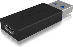 Icy Box IB-CB015 - USB Type-C 3.1 (Gen 2) naar USB Type-A 3.1 (Gen 2) - 10 Gbit/s - Zwart