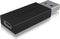 Icy Box IB-CB015 - USB Type-C 3.1 (Gen 2) naar USB Type-A 3.1 (Gen 2) - 10 Gbit/s - Zwart