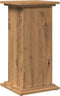 vidaXL - Sokkel - met - opbergruimte - 31x30x60 - cm - hout - artisanaal - eikenkleur