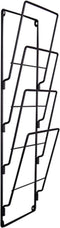 Present Time Tijdschriftenrek Wire - Staal Mat Zwart - 60x19cm - Scandinavisch