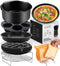 VAIVE Heteluchtfriteuse Accessoires Set - 9-delig - Geschikt voor XL & XXL - ⌀ 20 cm