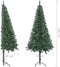 vidaXL - Kunstkerstboom - hoek - 150 - cm - PVC - groen