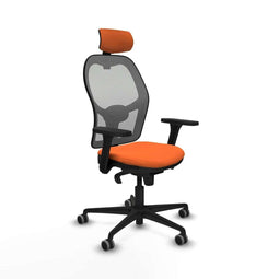 Jorquera Piqueras y Crespo 3D036G2 - Bureaustoel met hoofdsteun - Verstelbare hoogte - Oranje