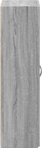 vidaXL - Archiefkast - 60x32x115 - cm - bewerkt - hout - grijs - sonoma - eikenkleurig