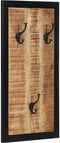 vidaXL - Kapstok - 40x2x80 - cm - massief - ruw - mangohout