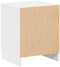 vidaXL - Nachtkastje - met - 2 - lades - 40x36x50 - cm - wit
