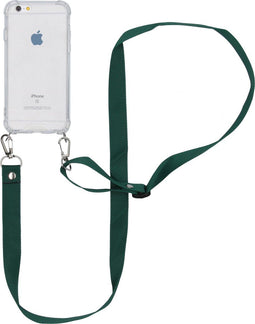 iMoshion Hoesje Geschikt voor iPhone 6s / 6 Hoesje Met Koord - iMoshion Backcover met koord - Nylon - Groen